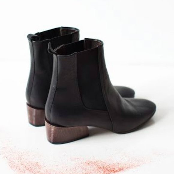 Coclico Black Italian Leather Boots, size 37, - Picture 1 of 6